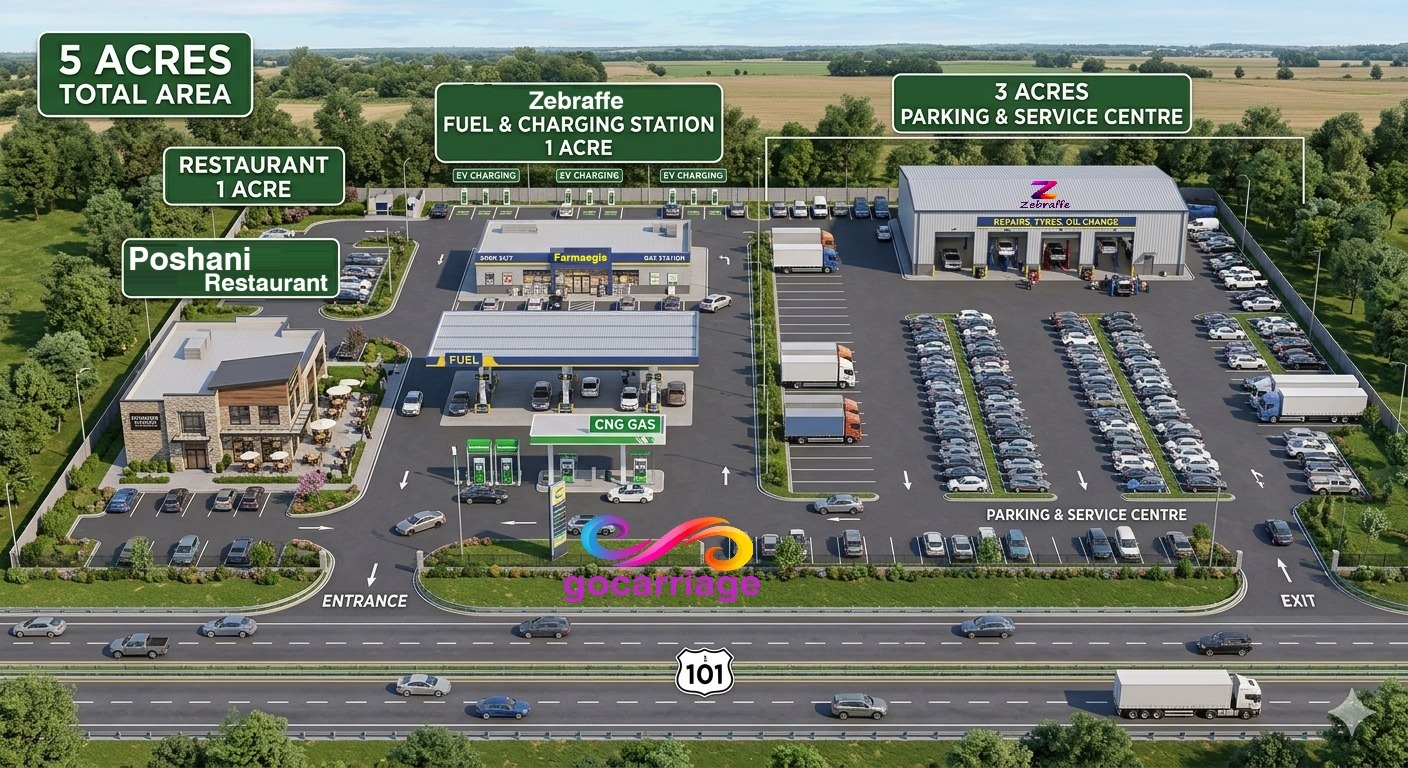 Vehicle Halt & Service Station